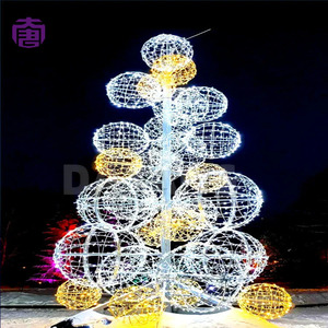 Custom Outdoor Christmas Tree <b>Lights</b> Commercial Grade RGB Tree for Plaza Festival Display - Product Image 2