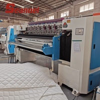 Machine à matelasser CNC automatique d'occasion, machine à matelasser multi-aiguilles pour matelas, machine à matelasser informatisée pour la couture matelassée