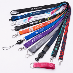 Cordón de liberación rápida con logo personalizado impreso, soporte personalizado para tarjetas de identificación, para llaves, teléfono, muñeca o cuello, para eventos laborales y escolares. - Product Image 5