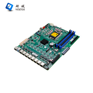 Yentek Z371SL Industrial Motherboard <b>LGA1151</b> M-ATX 8x Gigabit Ethernet DDR4 Four Channel Z370 Chipset - Product Image 2