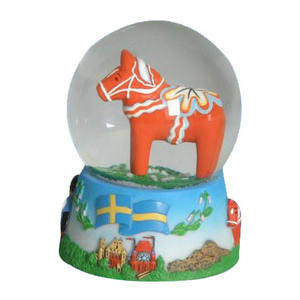 Harz Danmark souvenir viking auf viking schiff modell schnee globus geschenk - Product Image 4