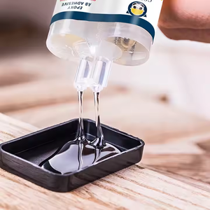 Fast Fix 5 Minutes Clear Color Epoxy AB Glue 50ml Transparent Metal Plastic Ceramic AB Epoxy Adhesive in Seringue Super Glue - Product Image 2