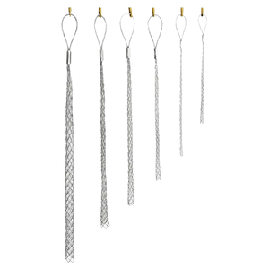BILO Verzinktes Edelstahl-Kabelzugset, Rutschfeste Flexible Augennetz-Seilgriffe für Rohre und Drähte, 4-6mm - Product Image 1