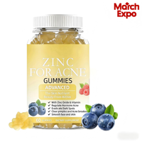 Compléments alimentaires contre l'acné, gommes premium pour éclaircir la peau, booster immunitaire, éliminateur de taches brunes, anti-acné, sans gluten, produit de beauté à base de plantes