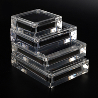 Vitrine de Comptoir en Acrylique Transparente Lavable et Personnalisable de Qualité Commerciale pour Boulangerie, Magasin de Détail et Organisateur de Bijoux