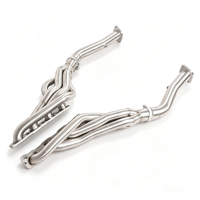 Cabeceras de acero inoxidable 304 para Dodge Ram TRX 6.2L, soldadura profesional tipo escama de pez, alto flujo y rendimiento, montaje directo, en stock listo para envío.