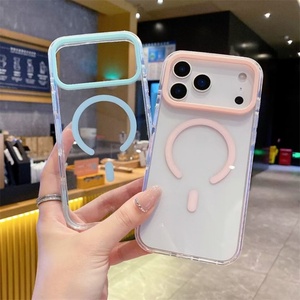 Funda Magnética Rígida de Acrílico con Marco de TPE de 2.0 mm para iPhone 17 Pro Max, Marco de Cámara con Logotipo Personalizable, Funda para iPhone 17 16 - Product Image 4