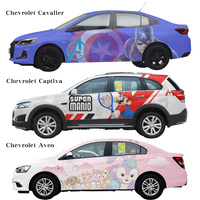 Autocollant de véhicule en PVC auto-adhésif personnalisé, impression graphique intégrale imperméable, film de protection de carrosserie pour camionnette, camion et voiture, effet changeant de couleur