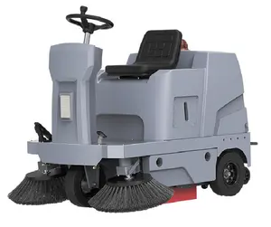 CleanHorse X3 ride on garage asphalt road factory floor sweeper street cleaning machine