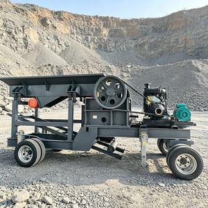 Concasseur à mâchoires mobile portable haute efficacité pour la fabrication de sable, modèle PE 400, avec générateur silencieux intégré - Product Image 5