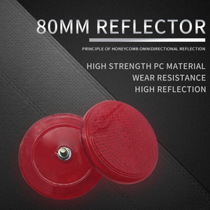 Plaque réflectrice rouge 80 mm pour feux arrière de bus Ankai, accessoires de bus très demandés de la marque China Jiuqiang - Product Image 2