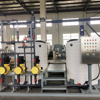 Système de dosage automatique de chlore et d'acide alumineux pour la flocculation en réservoir, destiné aux stations d'épuration des eaux