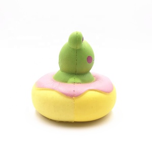 <span class=keywords><strong>Balle</strong></span> <span class=keywords><strong>anti</strong></span>-<span class=keywords><strong>stress</strong></span> douce en PU pour enfant, jouet mignon <span class=keywords><strong>grenouille</strong></span> beignet - Product Image 4