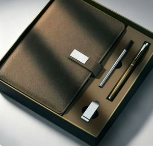 Wholesale Promotional Gifts Item Notebook A5 Leather Journal Refillable Luxury <b>Diary</b> Business Corporate Gift Set With Pen - Product Image 2