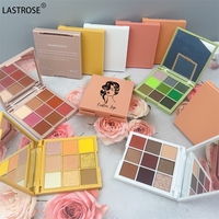 Outils de maquillage en gros 9 couleurs palette d'ombres à paupières hautement pigmentées marque privée fard à paupières miroitant mat végétalien