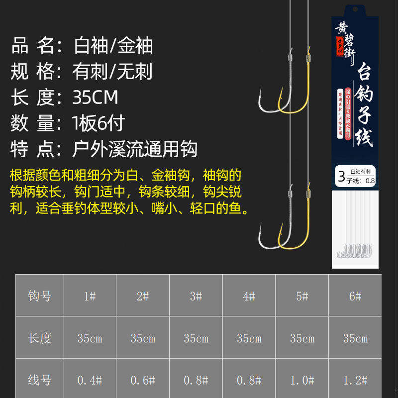 ปลอกทองไร้หนาม - 1 แผ่น, 6 ชุด