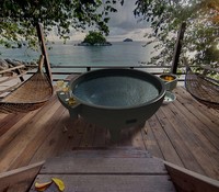Bain à remous extérieur portable de conception nouvelle pour adultes, ovale, avec jets d'eau chaudes, fabriqué en Chine, en promotion