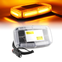 Nouvelle barre lumineuse LED COB mini stroboscopique pour véhicule, avertissement magnétique de toit, clignotement d'urgence, étanche IP67, 36W 12V-24V, pour camions et voitures