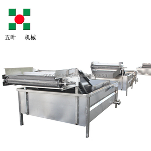 Máquina Industrial de Lavado de Frutas y Verduras con Burbujas/Equipo de Limpieza Automático, Máquina Comercial Grande de Lavado Continuo de Hojas - Product Image 6