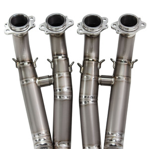 ท่อไอเสียรถจักรยานยนต์แบบดัดแปลง ท่อร่วมไอเสียไทเทเนียม ใช้ได้กับท่อเก็บเสียงเดิมของ <span class=keywords><strong>BMW</strong></span> S1000RR <span class=keywords><strong>M1000RR</strong></span> S1000R M1000R ปี 19-25 - Product Image 5