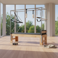 Lit de Pilates Cadillac avec tour, idéal pour améliorer la force, la flexibilité et l'équilibre