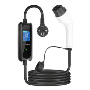 GBT Controllable Digital Screen Fast Charging Portable EV Charger New Condition AU Schuko <b>uk</b> <b>Plug</b> for Electric Cars - Product Image 2