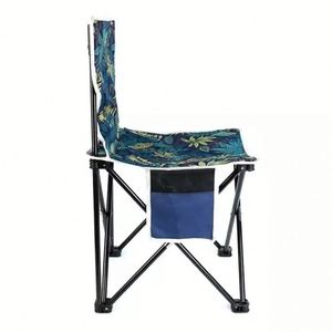 Chaise pliante portable avec glacière intégrée pour camping, plage, pique-nique, pêche – Sac à dos et siège de pêche pliable – Mobilier d'extérieur - Product Image 3