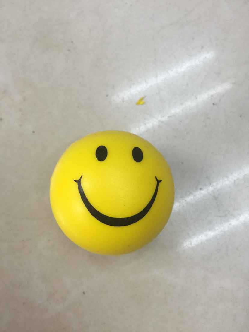 Boule smiley - diamètre 4cm