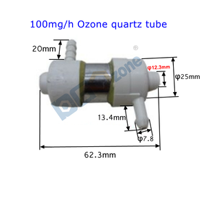 DGOzone 100 MG Ozoniseur à tube en verre de quartz pour l'industrie, pour la purification de l'<span class=keywords><strong>eau</strong></span> circulante, l'élimination de la boue collante, l'inhibition de la corrosion et la prévention de la formation de tartre - Product Image 5