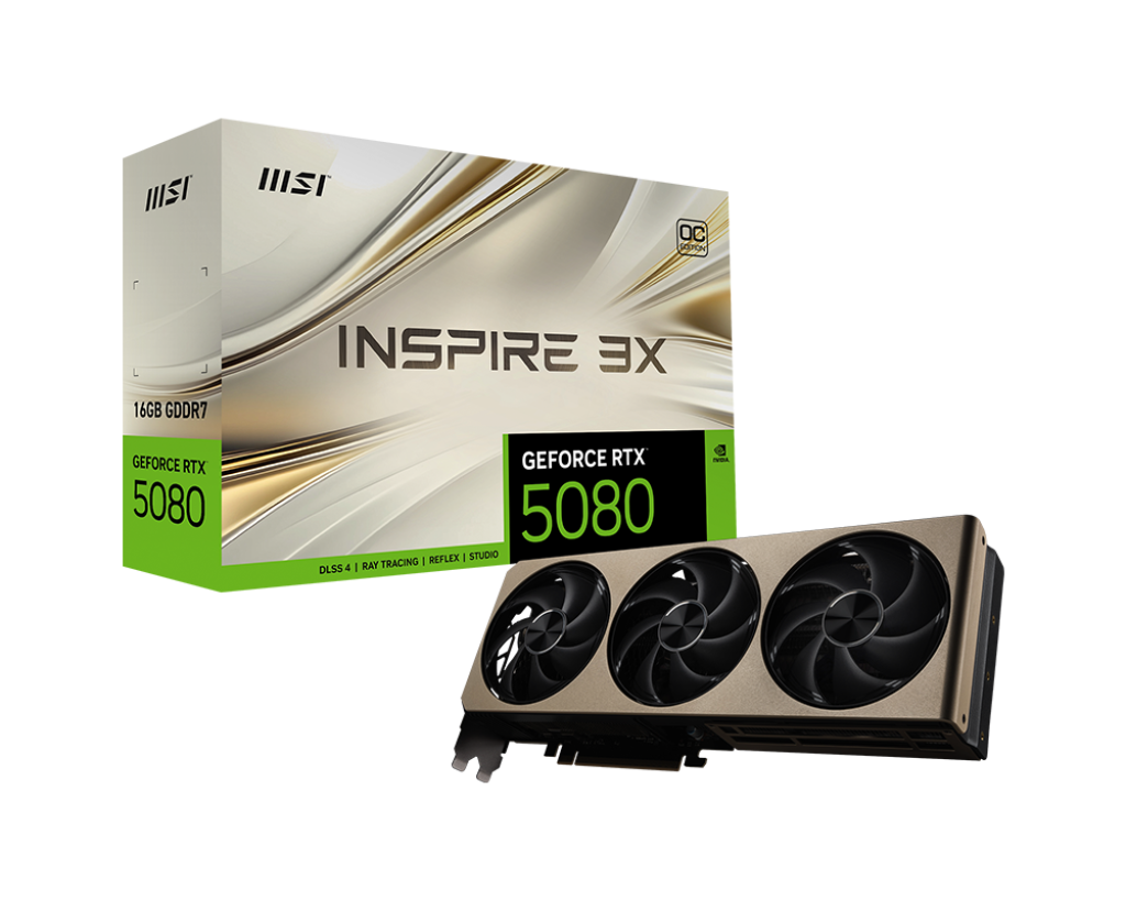 新品未開封 msi RTX 5080 16G VENTUS 3X OC MSI GeForce RTX™ 5080 16G VENTUS 3X OC PLUS