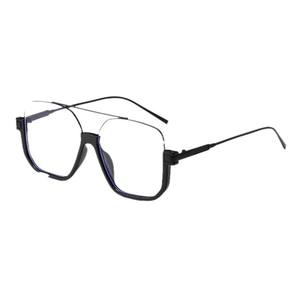 Gafas De Sol Unisex Retro De Gama Alta Doble Puente Ligero Moda Nuevo Estilo Grandes Blanco Negro Gafas Lunett De Solei - Product Image 5