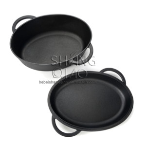 <span class=keywords><strong>Moule</strong></span> ovale <span class=keywords><strong>de</strong></span> conservation <span class=keywords><strong>de</strong></span> la chaleur avec couvercle pour la cuisson quotidienne <span class=keywords><strong>Moule</strong></span> à pain en fonte - Product Image 4