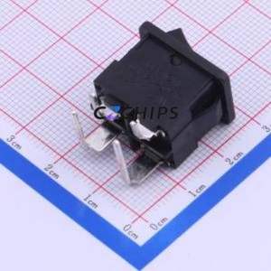 SS21-BBIWP2-R Rocker Switch Through hole Component (THT) Switch 21mm 15mm Concave Bend Without - Product Image 1