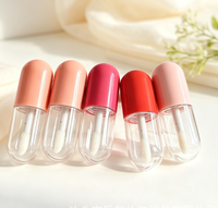 Vente en gros de tubes à gloss à lèvres en capsule de 5 ml, tubes vides, flacons de recharge portables pour gloss à lèvres, contenants d'emballage cosmétique