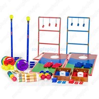 Jeu de lancer de balles et d'échelle en PVC pour l'extérieur, idéal pour les fêtes, festivals sportifs, activités de team building, aires de jeux et parcs sportifs