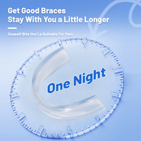 Protège-dents de nuit anti-grincement pour soins dentaires quotidiens, en EVA, invisible, ajustement personnalisé, modèle JS6001, boîte blanche – Offre Spéciale