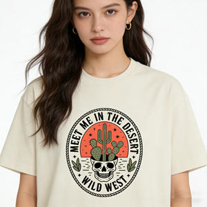 Camiseta de jersey estampada para hombre, color blanco y negro, manga corta, 100% algodón, transpirable, cuello redondo, Q231 - Product Image 2