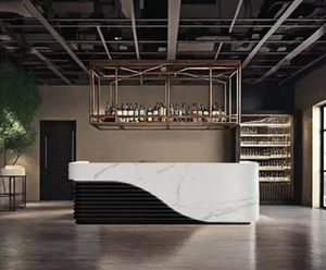 Ánh sáng lên <span class=keywords><strong>Cocktail</strong></span> bảng bề mặt rắn giá thấp quầy <span class=keywords><strong>bar</strong></span> bộ cho hộp đêm - Product Image 6