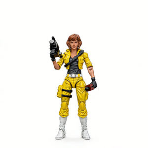 JOYTOY TMNT - April O'Neil, figurine articulée à l'échelle 1/18, modèle de collection, figurine miniature, accessoires de personnage, base - Product Image 1