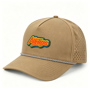 <b>Waterproof</b> Golf <b>Cap</b> With 3D Custom logo Golf <b>Caps</b> Hats with Rope - Product Image 3