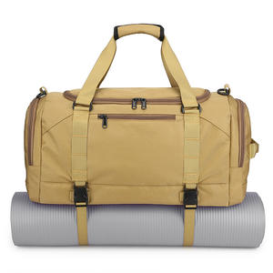 Borsa da Palestra Grande Capacità in Oxford Resistente con Separazione Asciutto/Bagnato, Borsone con Cerniera Personalizzabile con Logo, Borse da Viaggio con Scomparto per Scarpe - Product Image 3