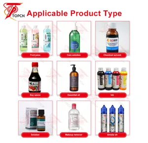 6 Heatds Water Oil Milk Juice Bottle Filling And Sealing Machine Water Full Line Automatic Liquid Dosing Machine