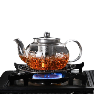 แก้วบอโรซิลิเกตสูงทนทานต่อการใช้กับเครื่องล้างจานกาน้ำชา800มล. กาน้ำชาพร้อมที่กรอง - Product Image 3