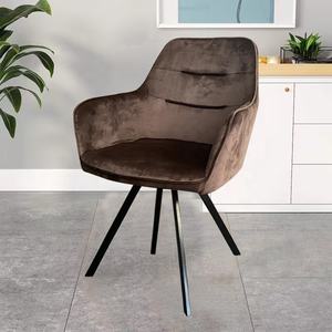 Chaises de salle à manger modernes pour la maison et le restaurant chaises en tissu pour hall de cuisine - Product Image 2