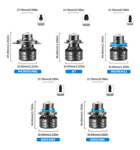 N6 最新型 プロジェクターランプ <span class=keywords><strong>LED</strong></span>フォグライト H4 H7 H11 9005 9006 汎用 3000K 6000K レモングリーン 車用ヘッドライト 12V 新品 - Product Image 5