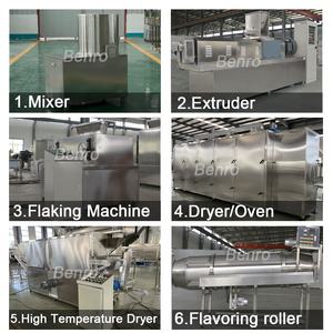 Línea de Producción de Cereales para el Desayuno, Máquina Extrusora Automática para la Elaboración de Fruit Loops y Cheerios - Product Image 3