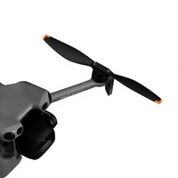 DWI Genuine Mini 5 Pro Baling-Baling Rendah Kebisingan Hitam Nylon+Serat Kaca 6.0x2.8 Inci Bilah Asli OEM Otentik Kuat untuk Drone