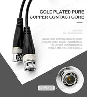 Balun vidéo 2MP 5MP 8MP, transmetteur sur paire torsadée 400M, connecteur vidéo BNC pour caméra, moniteur en plastique ABS, transmission efficace