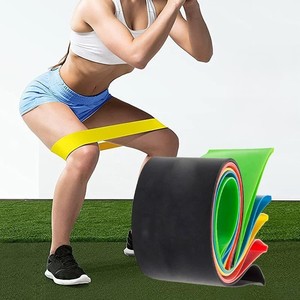 Bandes de Résistance TPE pour Entraînement à Domicile et Gymnastique – 100 lbs, Haute Élasticité pour Fitness, Yoga, Tractions, Exercices Jambes et Fessiers - Product Image 6