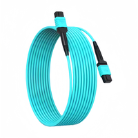 Cable de Fibra Óptica OEM ODM de 8, 12, 16 y 24 Hilos, MPO Hembra a MPO Hembra, OM3 OM4, para Redes de Centros de Datos